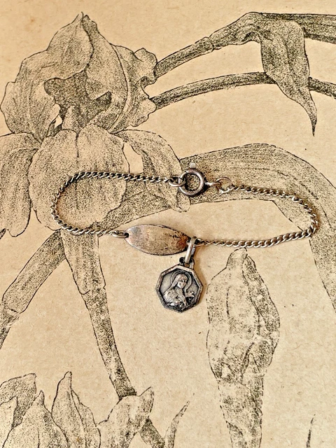 Bracelet Gourmette Vintage En Argent Massif 925 – Longueur 21 Cm, Poinçonné, Style Florence, Modèle Lbb0021