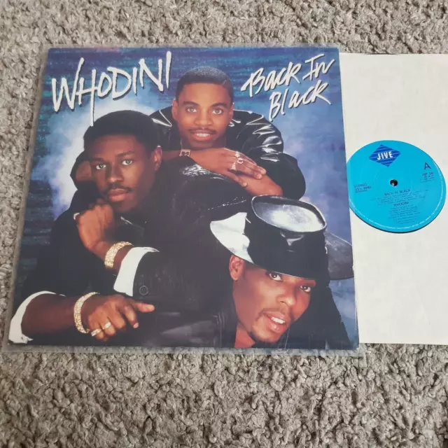 Whodini - Back in black UK Vinyl LP