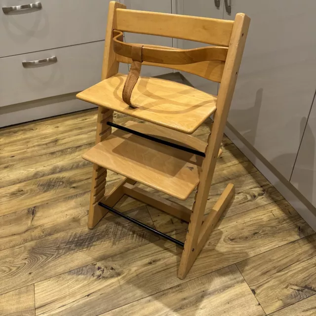 Stokke Tripp Trapp high chair natural wood