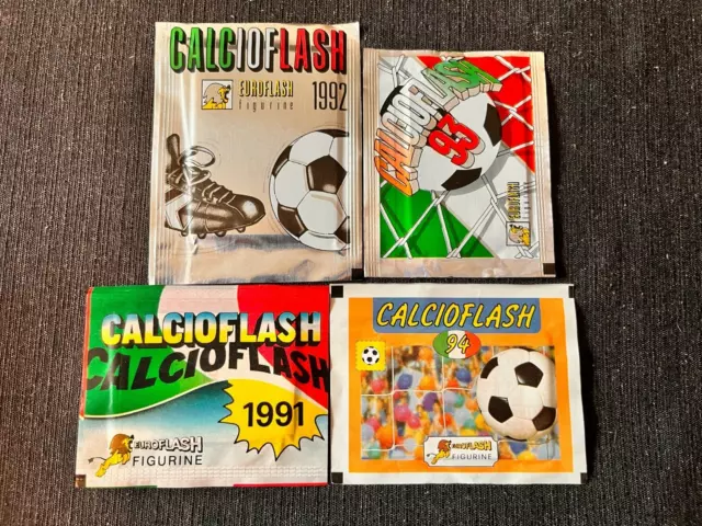 Lot Of 4 Pouches Edis Calcium 91/92/1993/1994 Sealed Mint No Panini Figure