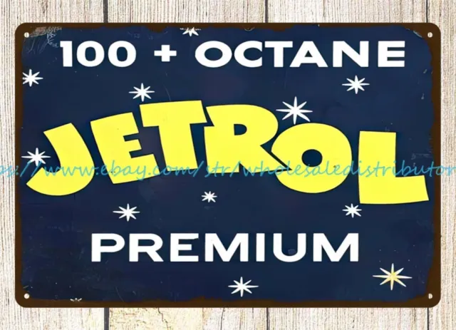 Letrero de estaño de metal Jetrol 100+ Octane Premium comprar arte sin enmarcar