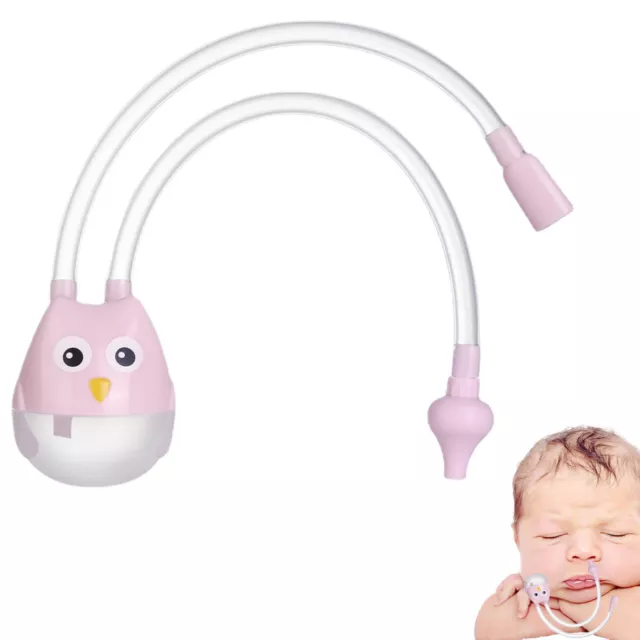 Baby Newborn Infant Toddler Soft Nose Cleaner Nasal Mucus Snot Suction Aspirator