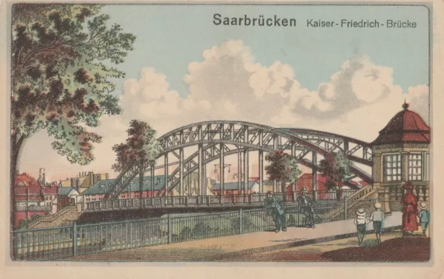 AK Saarbrücken, Kaiser Friedrich Brücke