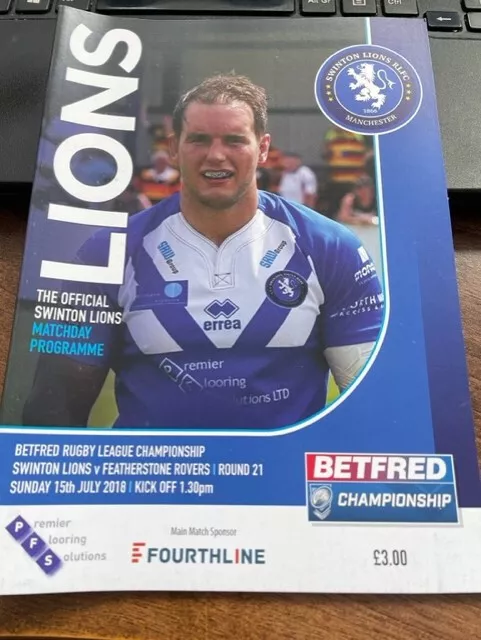 2018 Swinton Lions V Featherstone Rovers - Championship