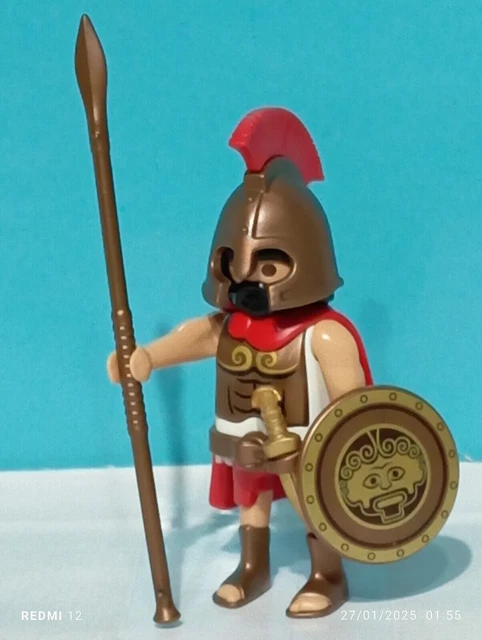 PLAYMOBIL FIGURINE SOLDAT Spartiate Grec Grec Grec Spartiates