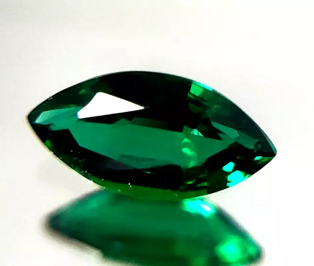 Pietre preziose vere Tsavolith rarità 0,905CT colore verde smeraldo raro! 3