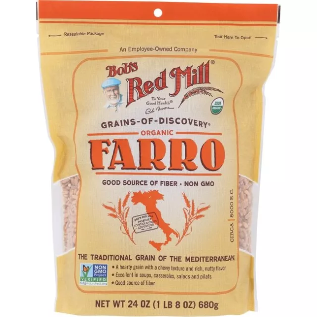 Bob's Red Mill Organic Farro 24 oz Pkg