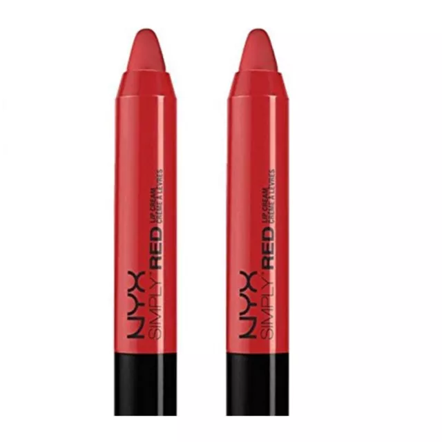 NYX Simply Red Lip Cream 2Pcs Set (SR04, SR05)