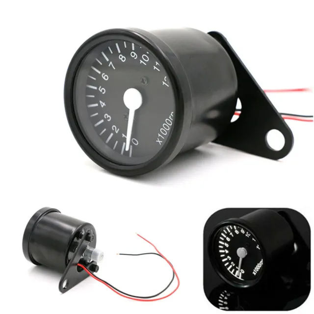12V 12000RPM Led Waterproof Motorcycle Tachometer Speedometer Gauge with Bracket