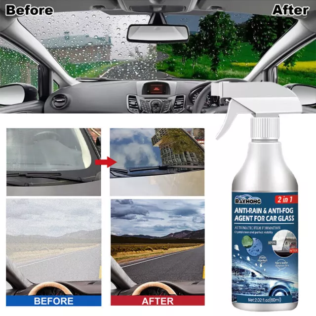 Anti-Fog Spray For Car Glasses 100ml Anti Fog Spray For Car Windshield  Long-Lasting Waterproof Coating Agent For Ski Goggles