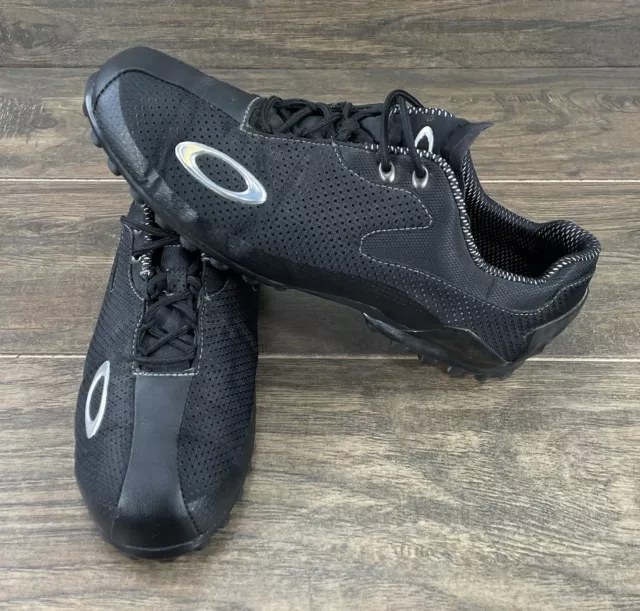 Oakley Cipher Mens Black Nano Spike Factory Lite Athletic Golf Shoes 9/43