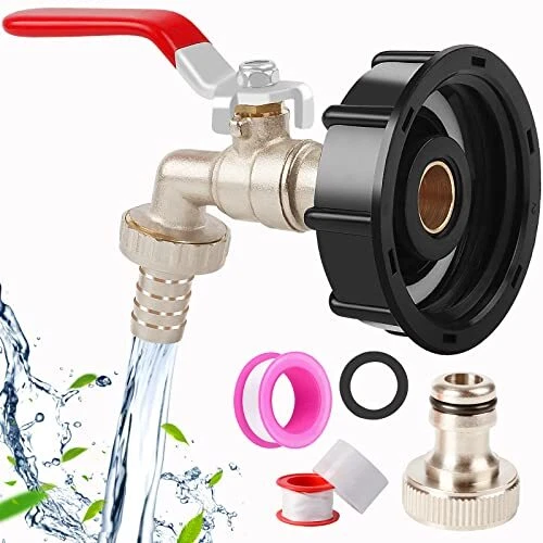1/2&quote; Leakproof Brass IBC Tote Fittings - Winterizing Adapter Connector