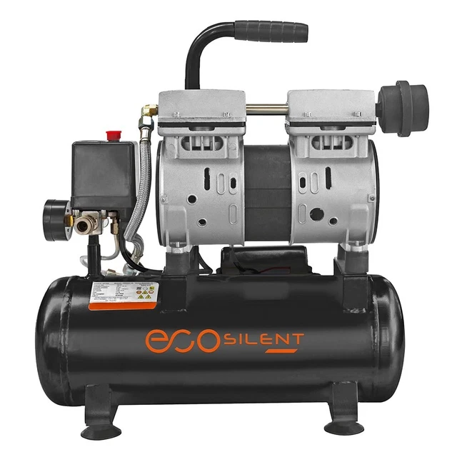 Wiltec Compressore Per Aerografo AS06 Con Membrana, Silenzioso E Oil Free 3,5 Bar - Foto 2