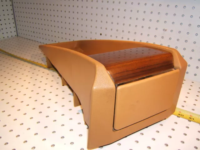 Mercedes Early W124 300CE rear seat ZEBRANO wood Palomino 1 Console,1248430107