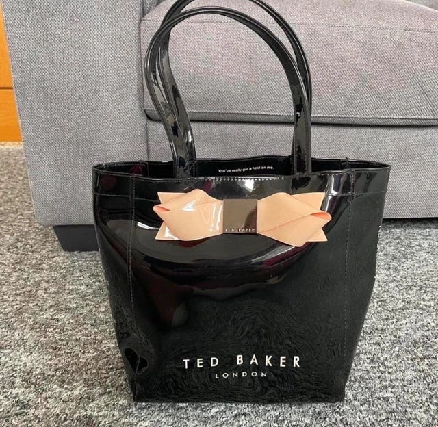 Small Icon Bag Ted Baker Black Bag With Gold Bow Ted Baker