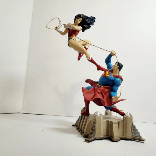 Wonder Woman Versus VS Superman DC Direct Porcelain Mini Statue 9.875" NIB Wonder Woman Versus VS Superman DC Direct Porcelain Mini Statue 9.875" NIB