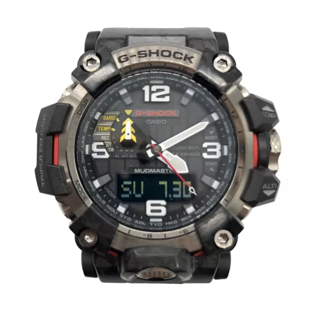 Casio G-shock GWG-2000-1A3JF Carbon Mudmaster Black Red Men Watch