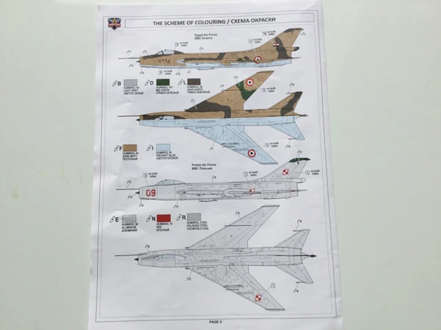 1/72  Modelsvit Sukhoi Su-7BMK plus roues Équipage 5