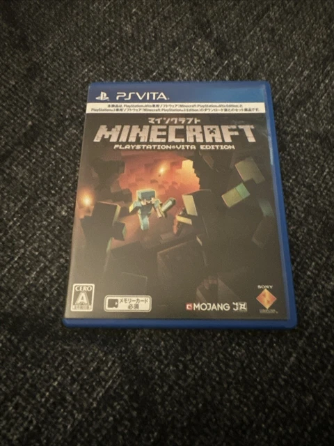 Minecraft PS Vita Version Japonaise NTSC-J Avec Anglais, Très Bon état
