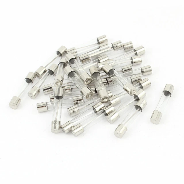 30Pcs 30A 250V Fusion Rapide ACtion Rapide Tube Verre Fusible Cartouche 6X30mm