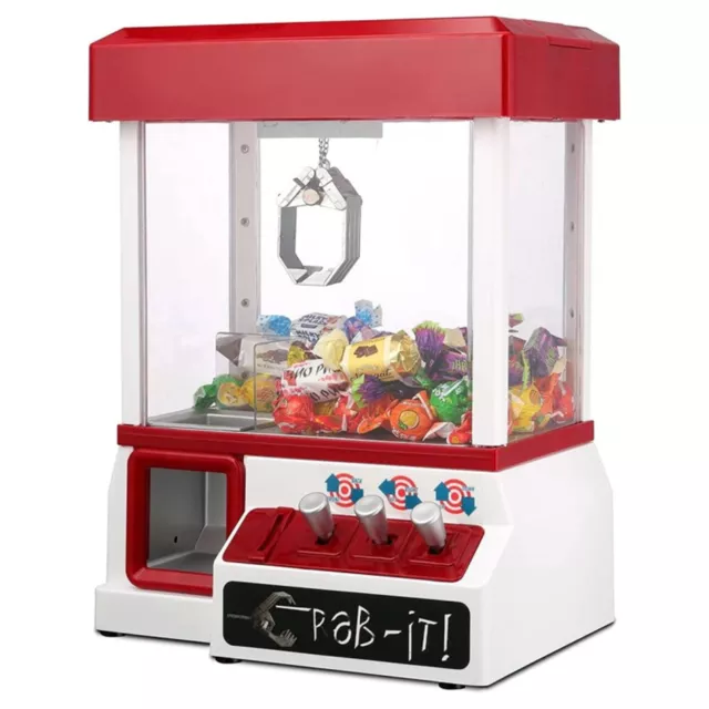 Carnival Style Vending Arcade Claw Candy Grabber Prize Machine Game Kids Toy