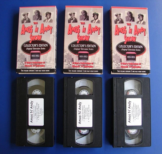VINTAGE AMOS N Andy Show VHS Lot Collector's Edition 1951