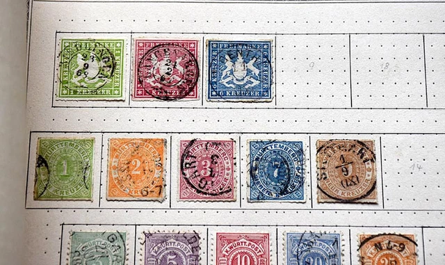ALTDEUTSCHLAND Nette Sammlung von Baden bis Württemberg Von schön bis Ruine
