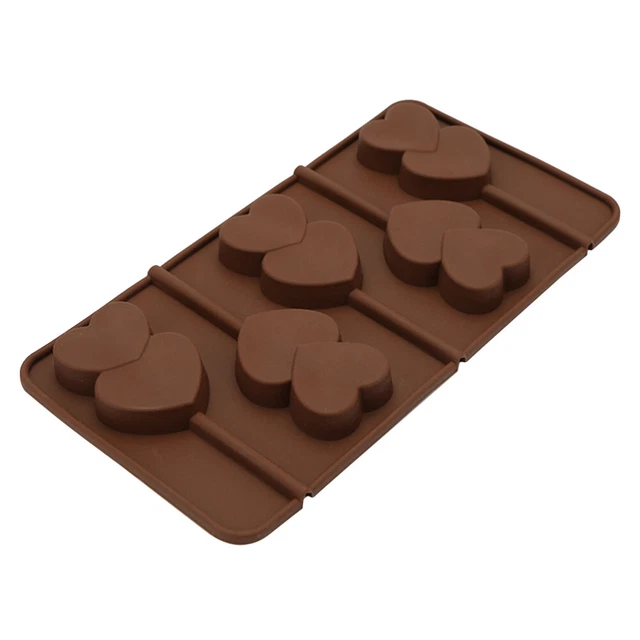Stampo cioccolato bastoncini cuore stampi lecca-lecca a forma di cuore