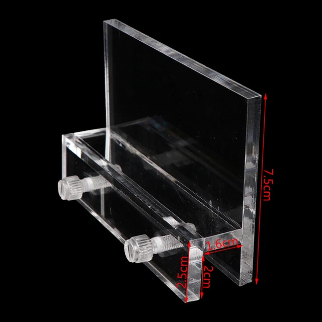 Hanging Aquarium Clear Acrylic Fish Tank LED Light Holder Lamp Lighting Tools