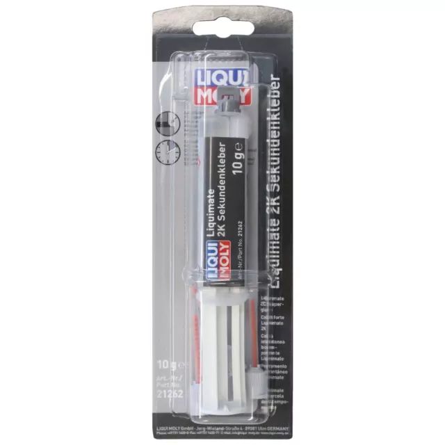 Klebstoff LIQUI MOLY 21262 Liquimate 2K Sekundenkleber 10g Instant Kleber