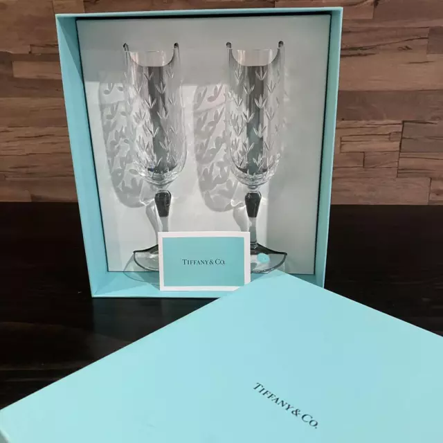 Tiffany's champagne flutes discount