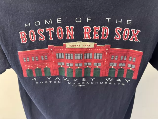 Fenway Park Home Of The  Boston Red Sox T-shirt Baseball Dark Blue. 2