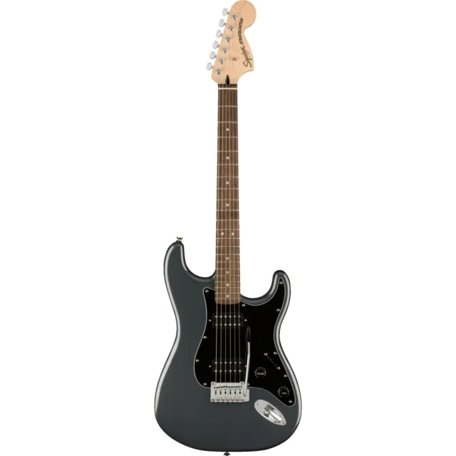 Squier Affinity Series Stratocaster HH LRL Charcoal Frost Metallic - E-Gitarre