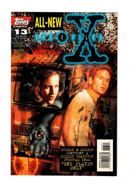 The X-Files #13 (1996) Topps Comics Signed & Numbered w/ COA / nm cond / sh3