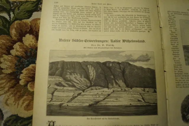 1887/88 n Druck 1155 Kaiser-Wilhelms-Land Insel in Papua-Neuguinea