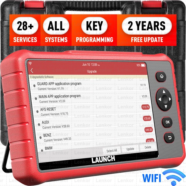 OBD2 Auto Diagnostica Diagnosi-auto Supporta più lingue, Diagnostico OBD2 per Multimarca - Lettore Errore Motore Auto con Funzioni-OBD2, Professionale Diagnostica Per tutti i Veicoli OBDII