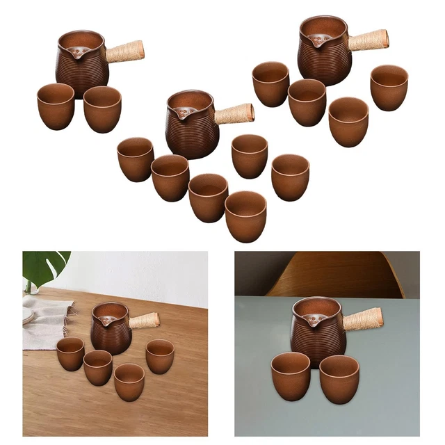 Service à Thé Japonais Fonte Noire : Théière + 2 Tasses, Nature & Découvertes, Neuf