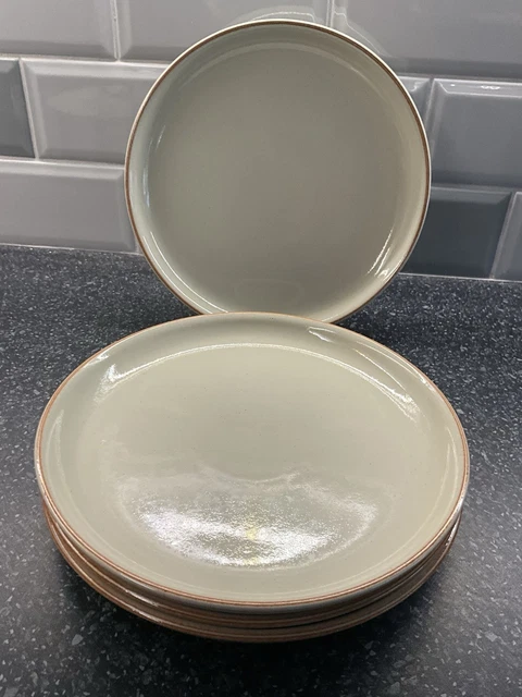 Denby Praline Noir Wide Rimmed Dessert/Salad Plate, 24.5cm