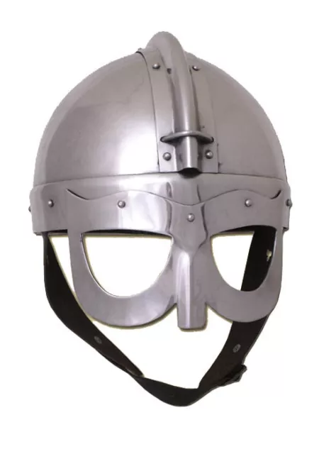 Battle Merchant Wikinger Brillenhelm Stahl Helm Wikingerhelm Mittelalter LARP