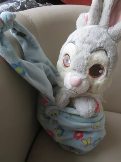 Original Disney Thumper Soft Toy Plush From Bambi 15" Rabbit & Carry Sling
