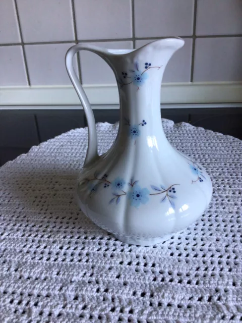 Royal KPM Bavaria Porzellan Vase Handarbeit Blumen Dekor 13 cm hoch