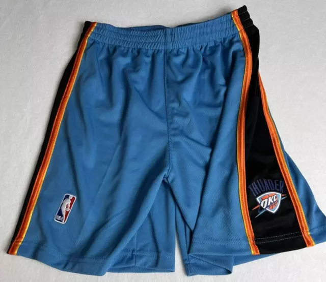 OKC OKLAHOMA CITY THUNDER NBA Basketball Sport Shorts Youth Size #S