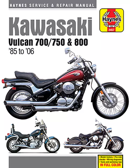 Haynes 2457 Manuale Di Riparazione Moto Kawasaki Vn 750 Vulcan 2005