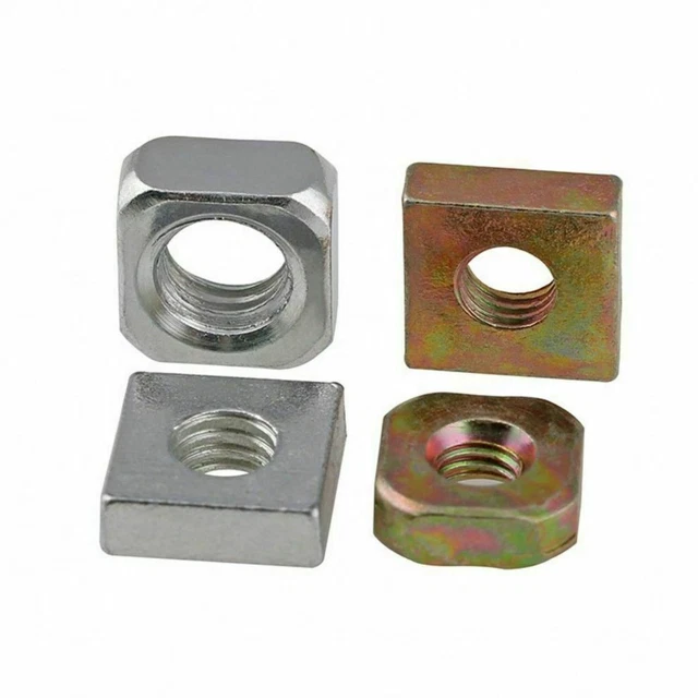 M3 M4 M5 M6 M8 Color Zinc-Plated Carbon Steel Squar Screw Nut Metric Thin Nuts