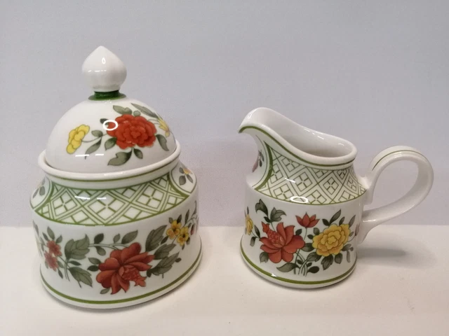 Villeroy und Boch Zuckerdose und Milchkännchen