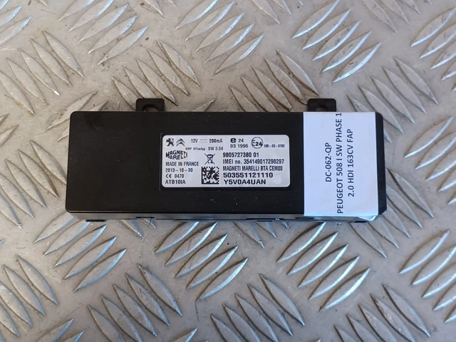 BOITIER MODULE GESTION Start Stop - PEUGEOT 508 I (1) 2.0L HDI - Réf 9802096780 EUR 90,00