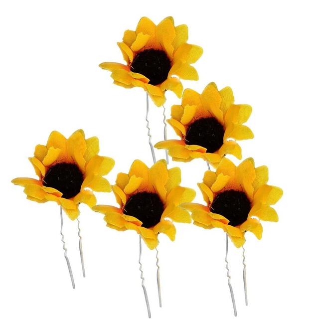 10 pz clip per capelli da sposa margherita girasole margherita