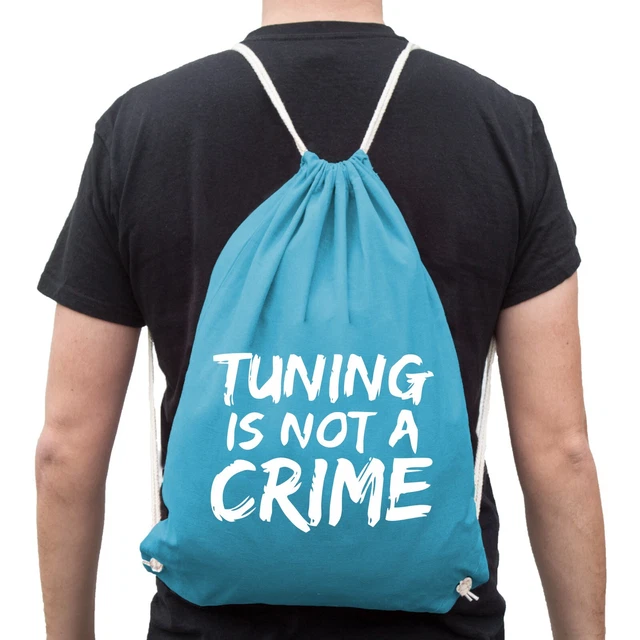 TUNING IS NOT A Crime Gym Bag Motorcycle Car Scooter Scooter Quad £11