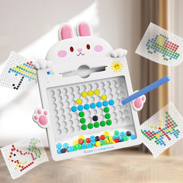 Durable Writing Board Rabbit Shaped Portable DIY Drawing Board for Child Toddler