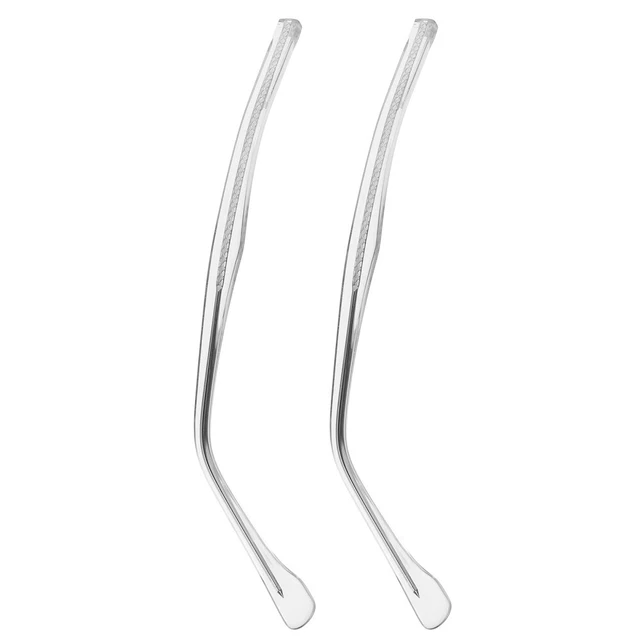 1 par de brazos de repuesto de gafas metálicas, bastidor de gafas, estribo, gafas, brazos, piernas,
